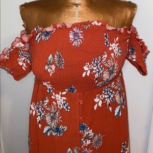 Maxi floral dress XS